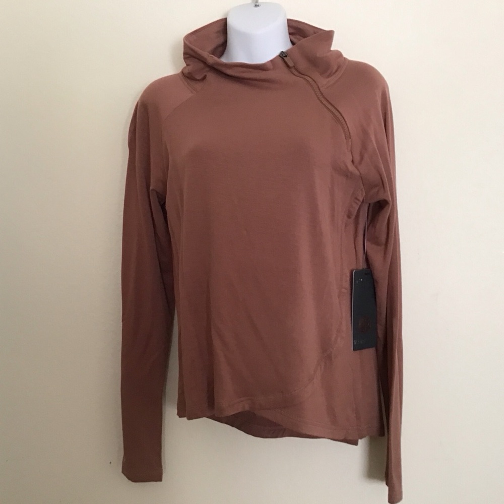 NWT Scorpio Sol Nova Mocha Zippered Pullover